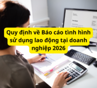 Quy định về Báo cáo tình hình sử dụng lao động tại doanh nghiệp 2026