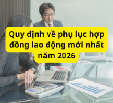 Quy định về phụ lục hợp đồng lao động mới nhất năm 2026