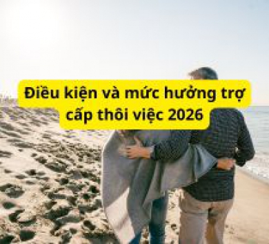 Điều kiện và mức hưởng trợ cấp thôi việc 2026