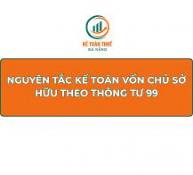 Nguyên tắc kế toán vốn chủ sở hữu theo Thông tư 99